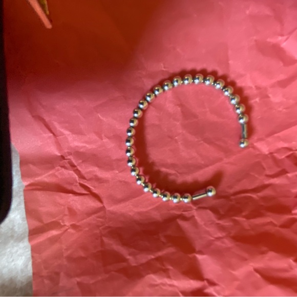 Elegant Sterling Silver Beaded Bracelet for child - Picture 1 of 4